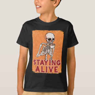 Rock On Rock Star Skeleton Hands - Concert Bynd Gr T-Shirt