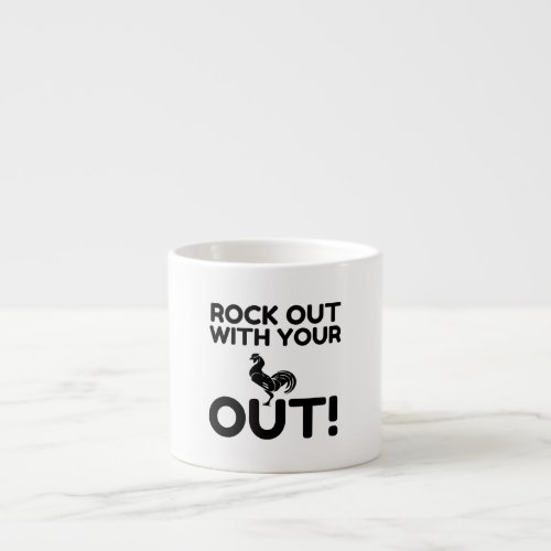 Rock Out Rooster Espresso Cup