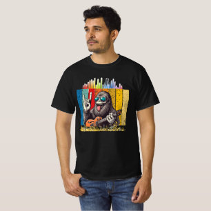 Rock Out with the Groove Gorilla – Retro Music Lov T-Shirt