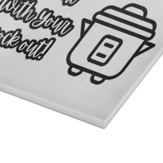 Rock Out With Your Crock Out Glass Cutting Board