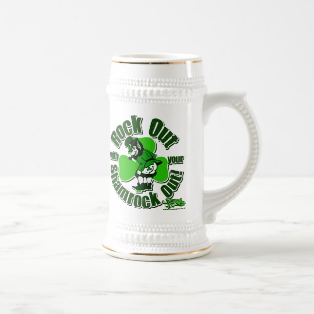 Rock Out With Your Shamrock Out! Beer Stein (Right)