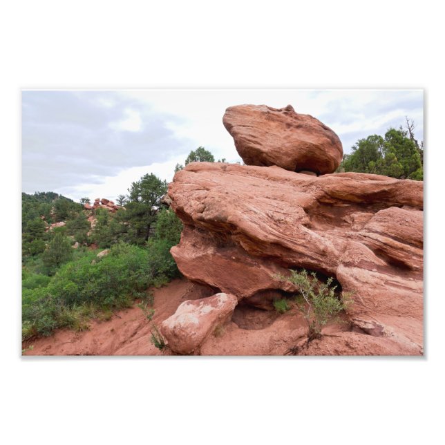 Rock Outcrop at Garden of the Gods Photo Print (Front)