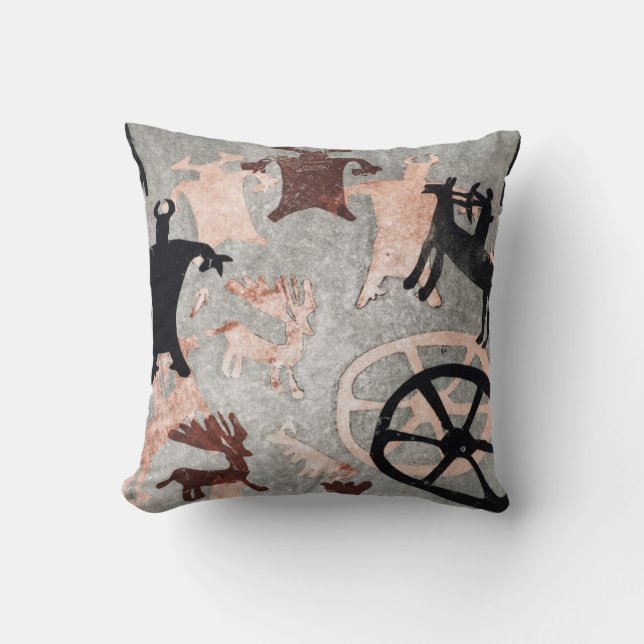 Rock Painting 1994 Throw Pillow (Front)