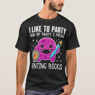 Rock Painting Funny Rock Painter Gift T-Shirt