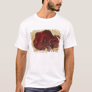 Rock painting of a bison, late Magdalenian T-Shirt