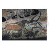 Rock painting of a bull and horses, c.17000 BC (ca (Front Horizontal)