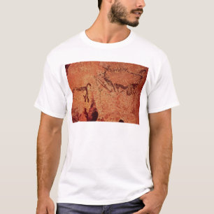 Rock painting of a hunting scene, c.17000 BC T-Shirt