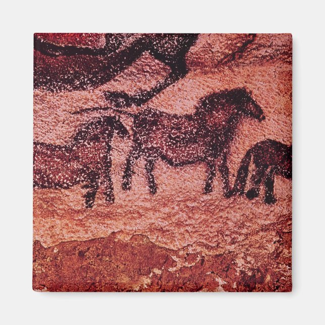 Rock painting of tarpans , c.17000 BC Magnet (Front)