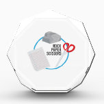 Rock Paper Scissors Acrylic Award<br><div class="desc">Play time can be fun with a game of rock paper scissors.</div>