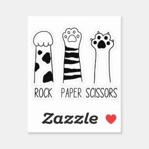 Classic Standoff • Funny Rock Paper Scissors Meme' Sticker