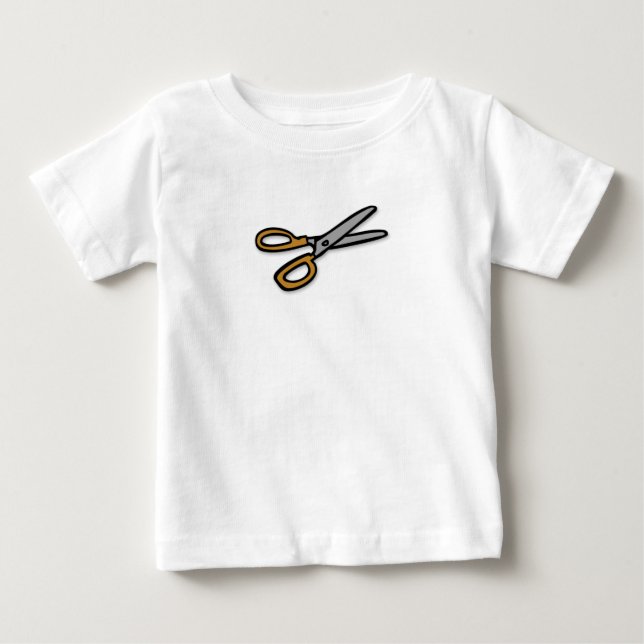 Rock, Paper, SCISSORS! Baby T-Shirt (Front)