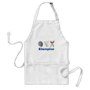 Rock Paper Scissors Champ Adult Apron