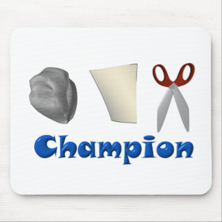 Rock Paper Scissors Champ Mouse Pad