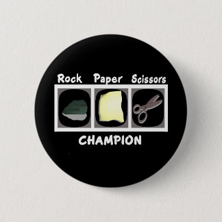 Rock Paper Scissors Champion Button