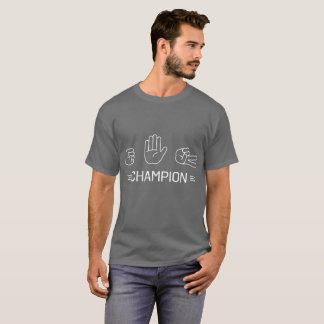 Rock Paper Scissors Champion T-Shirt