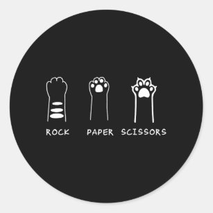 Classic Standoff • Funny Rock Paper Scissors Meme' Sticker