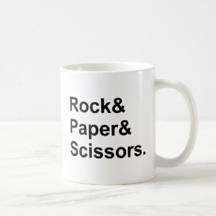 Rock Paper Scissors Game of Chance Coffee Mug