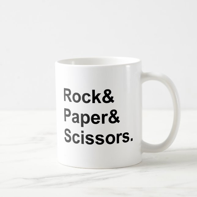 Rock Paper Scissors | Game of Chance Coffee Mug (Right)