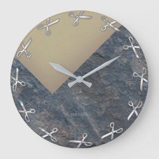 Rock Paper Scissors Large Clock