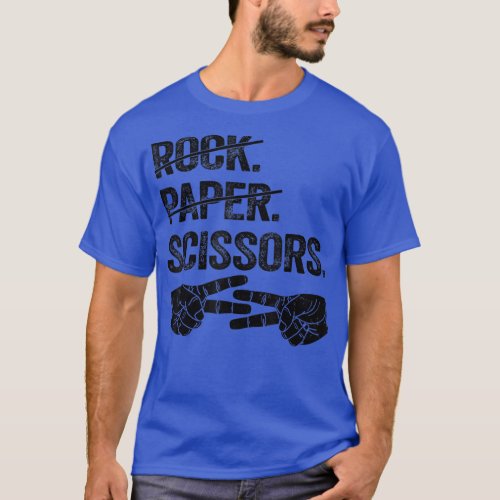Rock Paper Scissors  Lesbian Women Girls Pride Par T_Shirt