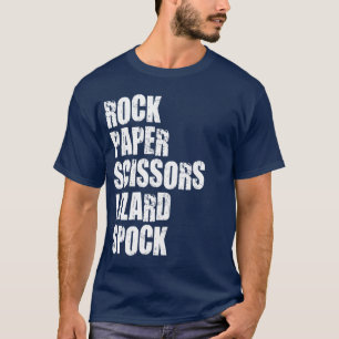 Rock, Paper, Scissors, Lizard, Spock and Rules T-Shirt