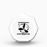 Rock-Paper-Scissors Not Just A Children's Game Acrylic Award<br><div class="desc">Fans of the hand game Rock-Paper-Scissors will enjoy any of these gifts featuring a hand silhouette of a rock, paper, and scissors along with the rules of the game and with the truism caption "Not Just A Children's Game". Make others do a double-take over this serious method in decision-making with...</div>