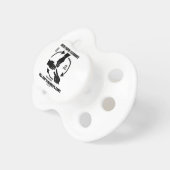 Rock-Paper-Scissors Not Just A Children's Game Pacifier (Front Right)