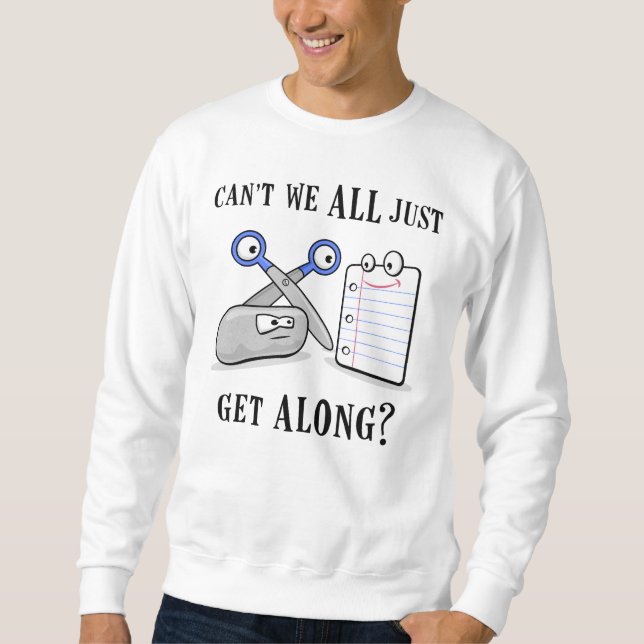 Rock-Paper-Scissors Sweatshirt (Front)