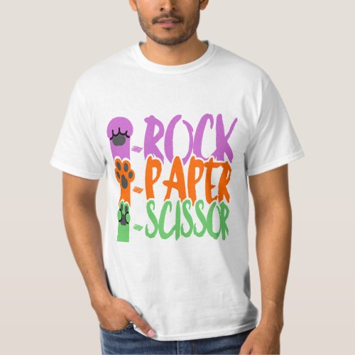Rock Paper Scissors T_Shirt