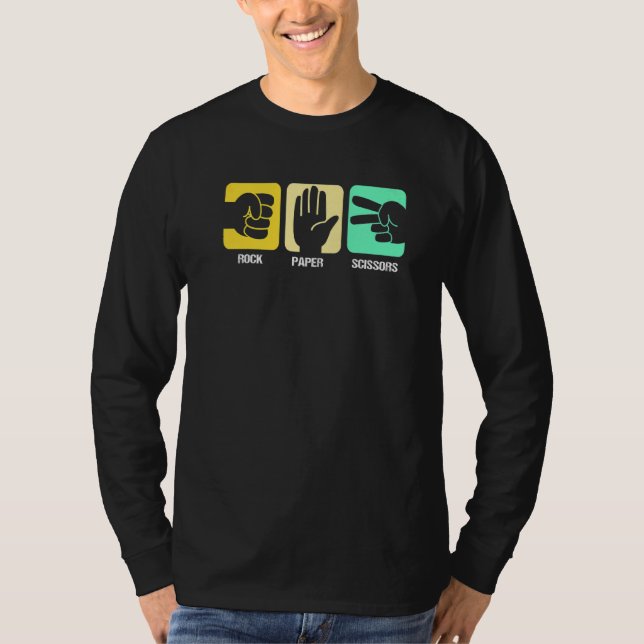 Rock Paper Scissors     T-Shirt (Front)