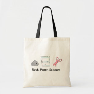 Rock Paper Scissors Tote Bag