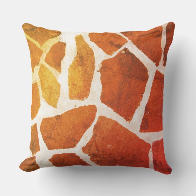 Rock Pattern Outdoor Pillow (Front)
