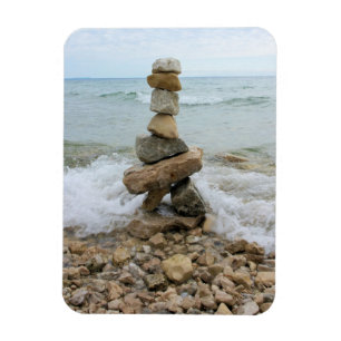 Rock Pillar Monument - Mackinac Island, Michigan Magnet