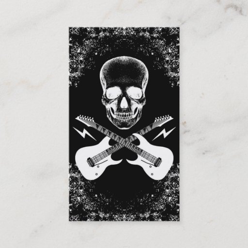Customizable Rock Profile Card Business Card
