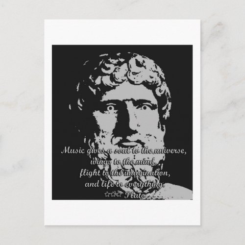 Rock Quotes _ Plato Postcard