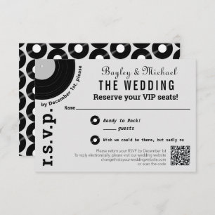 Rock Record Album Cover RSVP
