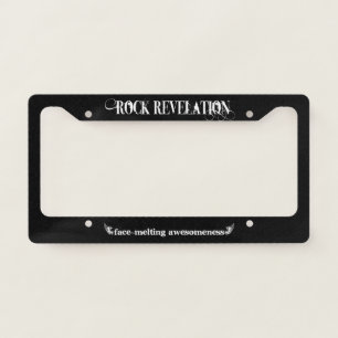 Rock Rev License Plate Frame