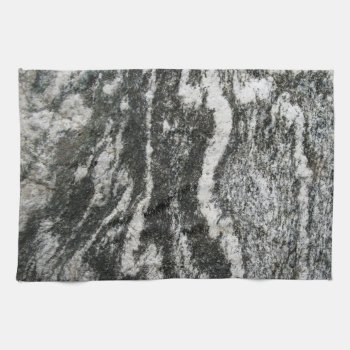 Rock Rock With Grey Geology Cat Pattern Towel by KreaturRock at Zazzle