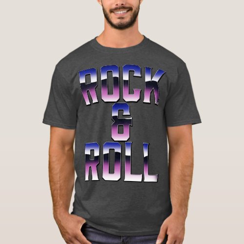 Rock Roll 1980s T_Shirt
