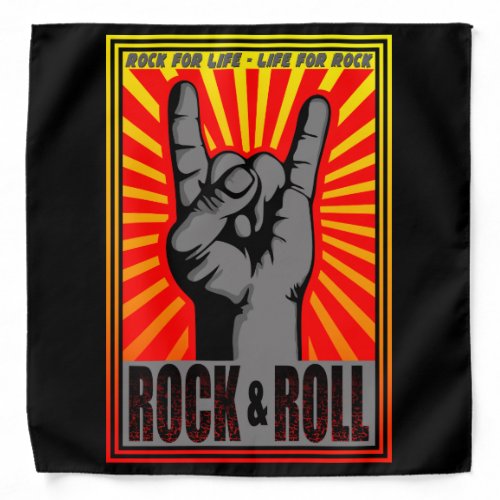 Rock  Roll Bandana