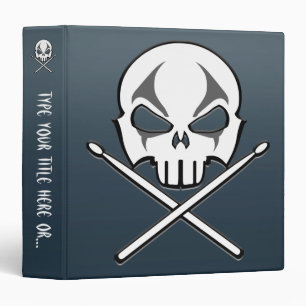Rock&Roll Binder Custom Heavy Metal Drummer Album