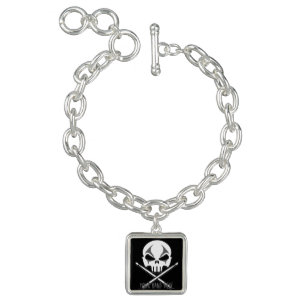 Rock & Roll Bracelet Heavy Metal Charm Bracelet