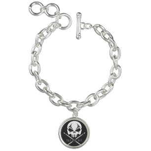 Rock & Roll Bracelet Heavy Metal Charm Bracelet