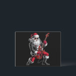 Rock & Roll Christmas Santa Claus Guitar Player Holiday Postcard<br><div class="desc">Rock & Roll Christmas Santa Claus Guitar Player</div>