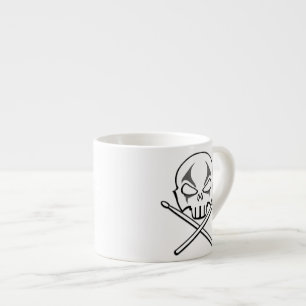 Rock & Roll Cup Heavy Metal Drummer Espresso Cup