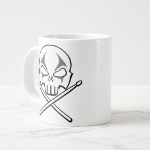 Rock & Roll Cup Heavy Metal Drummer Mugs & Cups