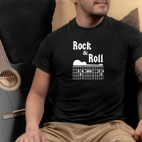 Rock  Roll Dad Tee _ Fathers Day gift t_shirt