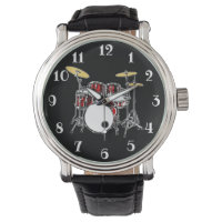 Rock & Roll Drum Kit Drummer Musician Drumming