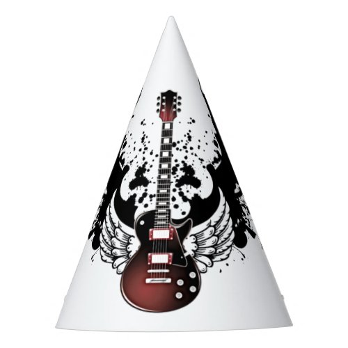 Rock  Roll Guitar Heavy Metal Band Music Musician Party Hat
