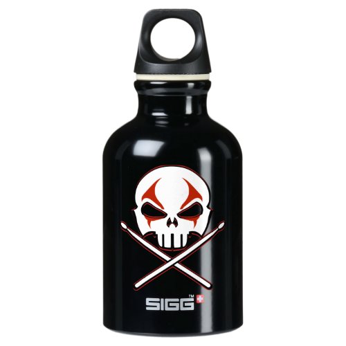 Rock  Roll Heavy Metal Drummer Aluminum Water Bottle